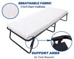 Mail Packing Stainless Steel Metal Bed Frame Affordable and Foldable for Health