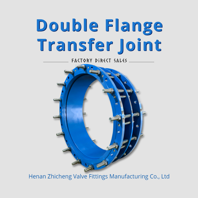 Flange Dismantling Telescopic Joint For Hdpe Pipe ISO Drilling Double Flange Cast Iron Valve Fittings