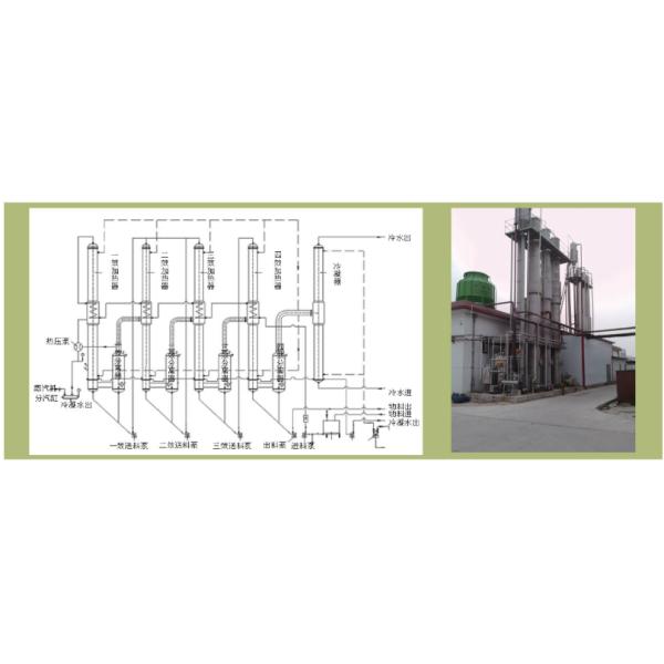 Vacuum Double Effect Evaporator Evaporator For Mango Juice Concentration