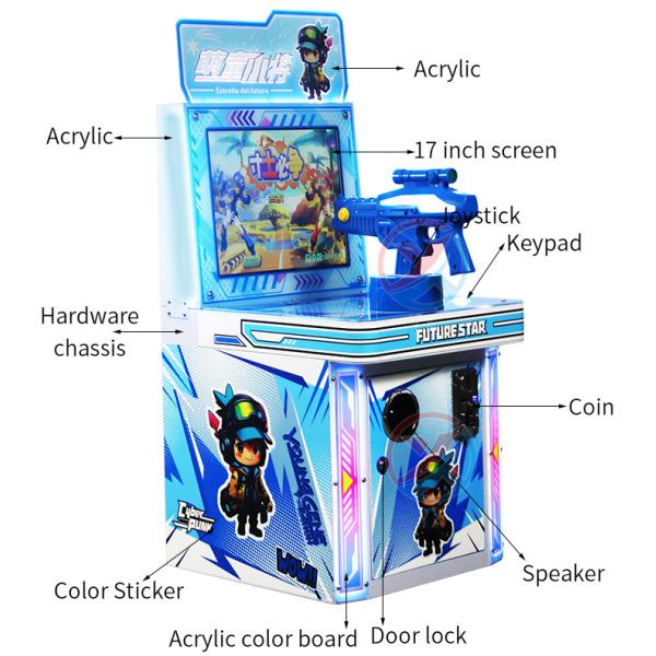 Kids Single Player Defeat Monster Enemy Land Battle Game Street Fighting Coin-Operated Game Machine