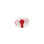 Disposable ECG Electrode Pads White Nonwoven Fabric Adhesive Button Electrode