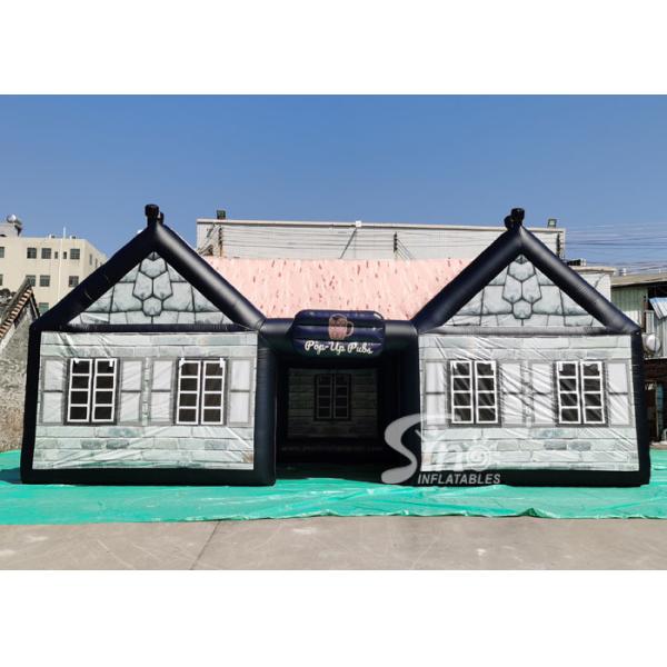 11x6m Custom Gaint Outdoor Pop Up Irish Inflatable Pub Tent With Complete