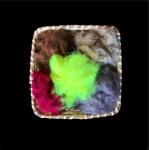 Bright Blue Red Dope Dyed Polyester Staple Fiber 3.33 Dtex*32MM