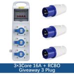 IP67 Waterproof Outdoor Electrical Socket Plastic Electric Box AC 220v -250v 16A