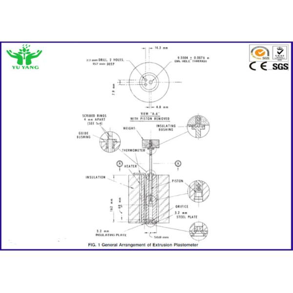 100~450℃ Melt Flow Index Tester MFR MVR Thermoplastics ISO 1133 ASTM D1238