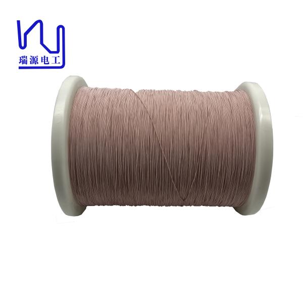 High Temperature Copper UEW Insulation Litz Wire 0.1mm Diameter Nylon Jacket 20