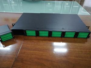 Wholesale 144f Fiber Optic Patch Panel Rack Mount With Cassette from china suppliers