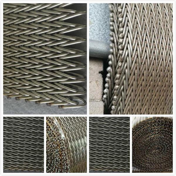 304SS Balanced Weave Conveyor Belts Easy Installation No Deformation Long Life Time