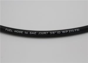 Wholesale SAE 30R7 Fiber Braided Rubber Fuel Hose , High Temperature Fuel Line for Automotive from china suppliers