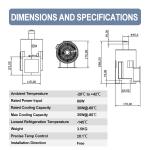 120K Ultra Low TEMP Cooler Powered by Stirling Cooling Technology 2.5KG Net