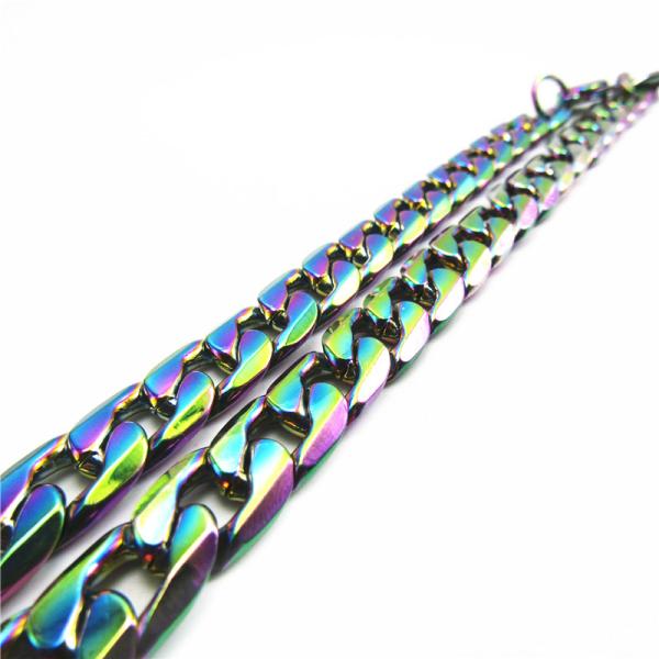 New styles ladies bag shoulder strap hardware accessories rainbow bag chain