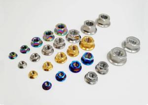 Wholesale Gr1 Gr2 Titanium Hex Flange Nut Fastener For Off Road Automobile Motorcycle from china suppliers