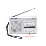 Portable Pocket AM FM Radio With Rechargeable Battery 95mm Digital Earphone Jack