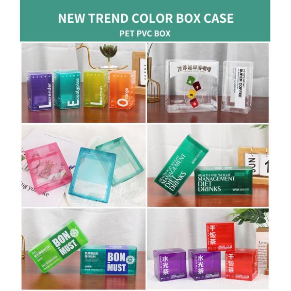 New Arrival Accept Small Packaging Clear Plastic Transparent RPET PET PVC Packaging Box Hanger