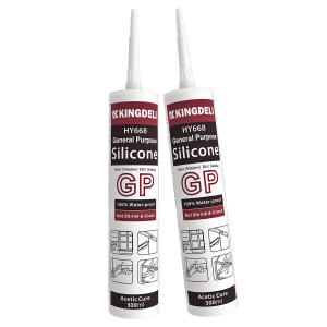 Wholesale Construction Adhesive Acetic Silicone Sealant Cure Grey Black White Glass Transparent Sealant from china suppliers