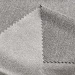100% Polyester 90 G Knitted Grey PU Coated Outdoor Down Fabric 150 Cm