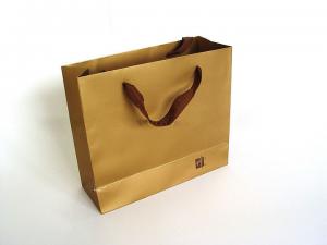 Wholesale Brown Kraft Grocery Shopping Paper Carrier Bags with Handle from china suppliers