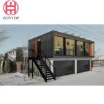 Zontop Modern Luxury Easy Assemble Prefabricated Houses Fast Assembly Flat Pack