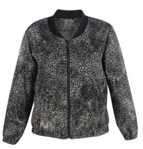 Wholesale Grey Texture Ladies Short Coat , Plus Size Womens Winter Coats With Neck Rib And Zipper from china suppliers