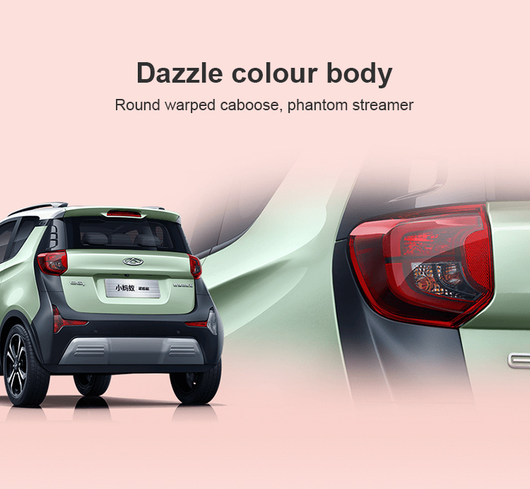 Chery Small ant mini auto electric car 0km 3door 4seat home ev left hand drive car electric Electronic rotary gear shifting