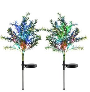 Wholesale Color Changing 15 Leds 0.12W Solar Garden Tree Lights from china suppliers