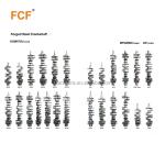 FCF DCT Forged Steel Crankshaft D1146 D2366 Engine Crankshaft 65.02101-7025 for