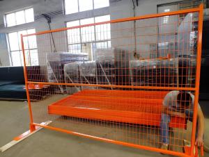 Wholesale UV Treated Galvanized Temporary Construction Fence Round Square Feet from china suppliers