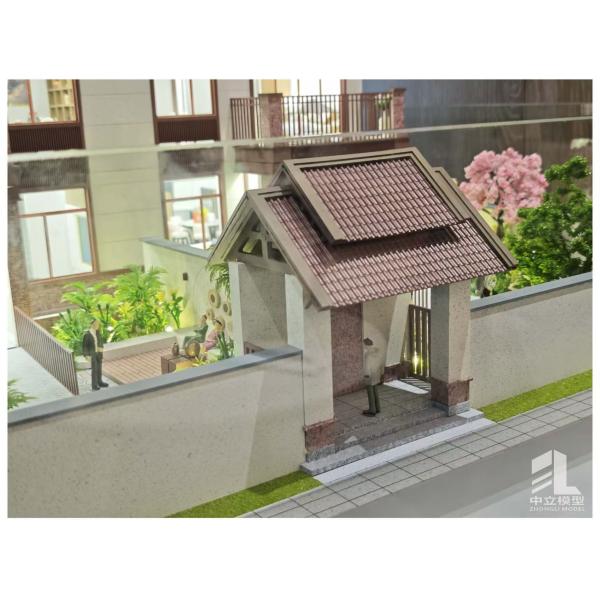 Residential Miniature Architectural Models 1:150 Scale Model Villa