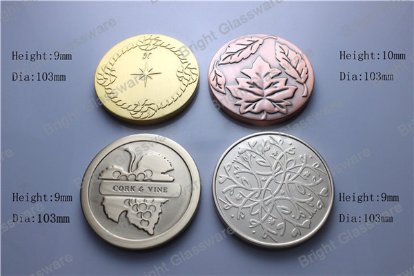 New design luxury brand metal lid for candle jars