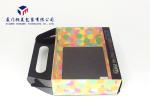 Clear Window Hard Plastic Box Packaging 0.3mm Clear PET Carry Handle On Box Top