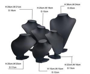 Wholesale jewelry display neck stands from china suppliers