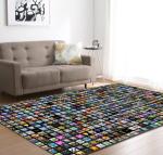 Living room carpet, bedroom floor mat, DIY pattern, flexible cross-border carpet