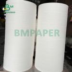 24gsm 28gsm White Kraft Straw Wrapping Paper Roll 25mm 26.5mm Compostable