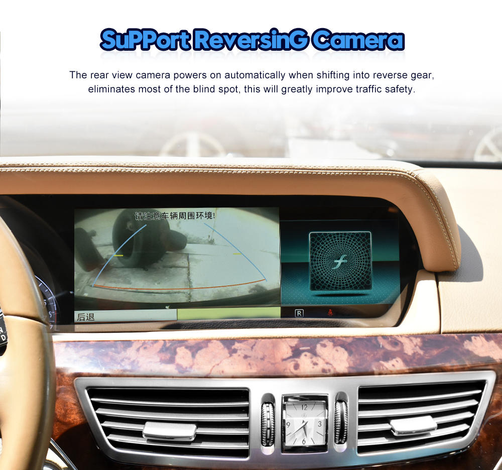 12.3 Inch android head unit Mercedes BENZ S Class W221 W216 car stereo with apple carplay