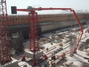 Wholesale Stable Operation Walking Concrete Placing Boom 36m Boom Radius Minimized Impact Force from china suppliers
