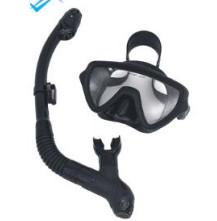 Wholesale Diving mask with dry snorbel with food grade silicone material from china suppliers