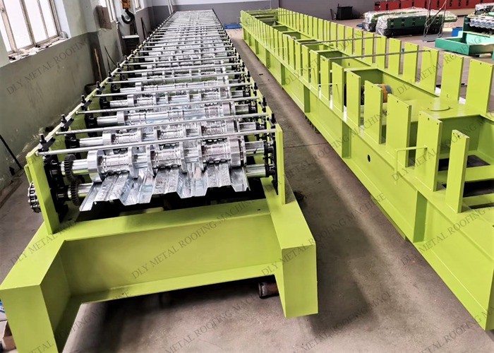 S350 Floor Deck Roll Forming Machine 0.75mm PLC Metal Deck Forming Equipment