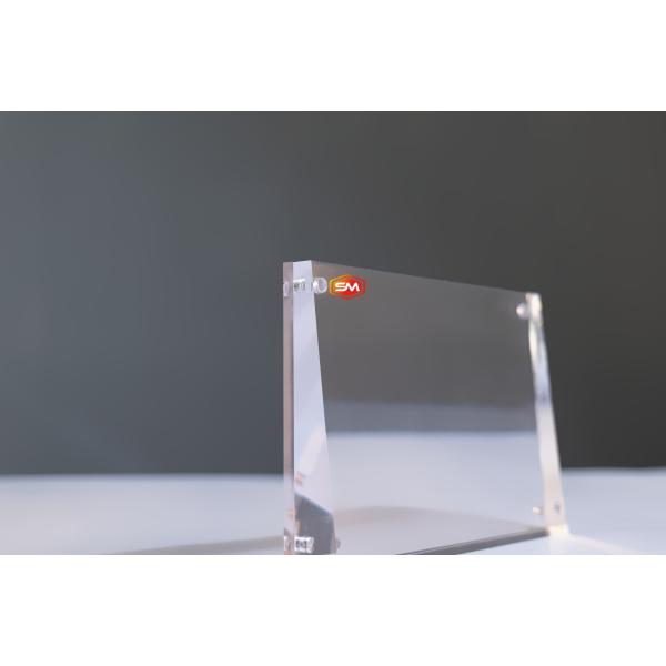 Modern Clear Picture 4x6 Desktop Frameless Magnetic Acrylic Photo Frame