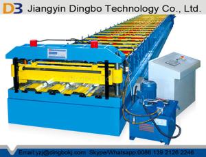 Wholesale Galvanized Steel Floor Deck Roll Forming Machine With Hydraulic Uncoiler from china suppliers