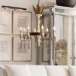 Rustic foyer big chandelier italian murano living room industrial chandelier(WH