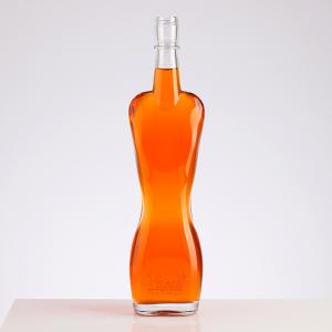 Wholesale Glass Collar 500ml 50cl Woman Body Shape Whisky Spirits Rum Bottle with Tamper Evident Cap from china suppliers