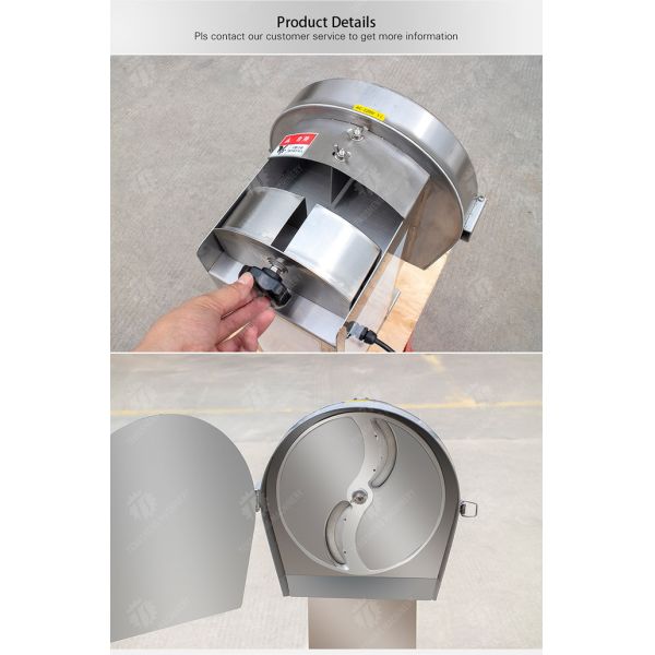 Small commercial vegetable cutting machine Vegetable and melon slicing, slicing and slicing machine