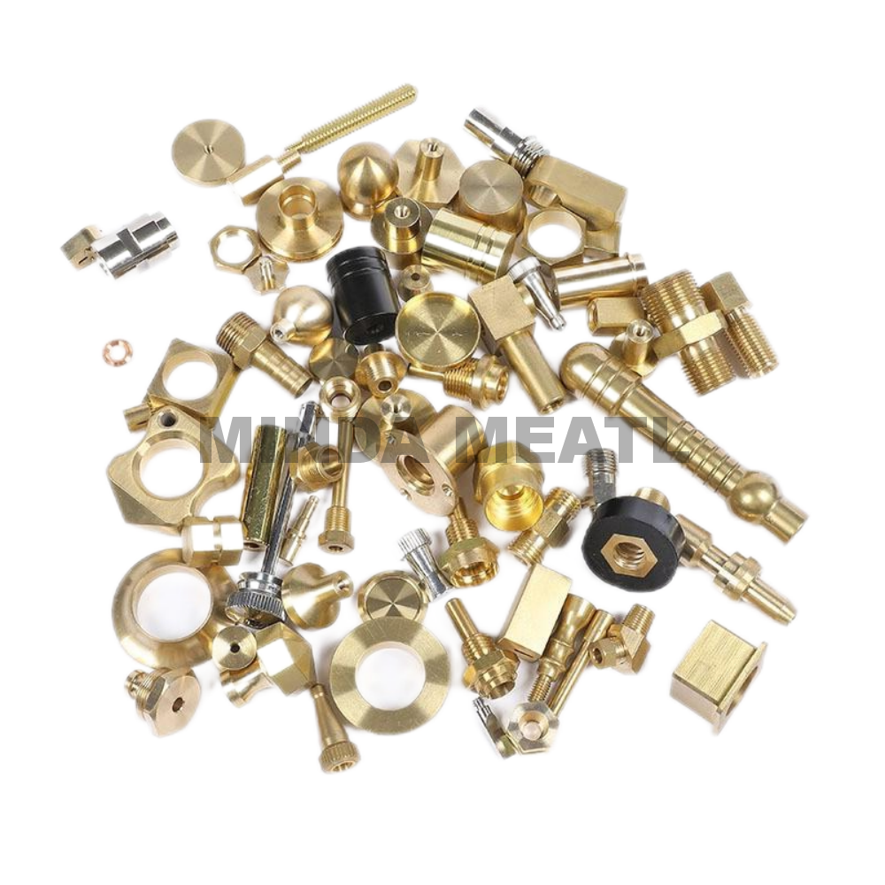High Precision Turbine Parts Turning Processing 0.1 KG Brass Parts CNC Lathe Machining