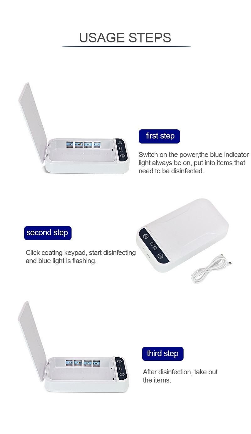 Wireless USB Uv Smartphone Sanitizer