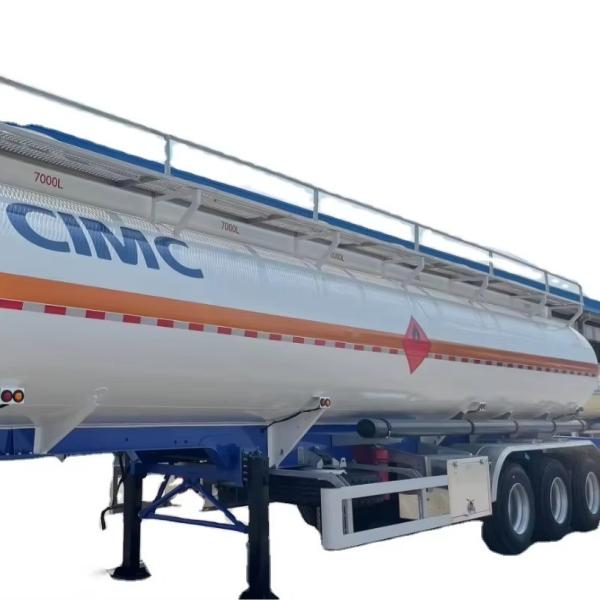 CIMC 3 Axles 8000L/5500L/7000L/7500L Gasoline and Diesel 4 compartments design