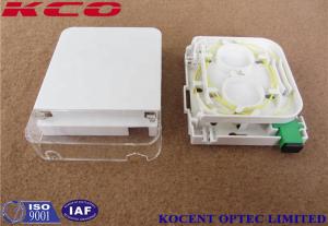Wholesale Indoor Wall Mount Fiber Termination Box Socket 1 Port SC Simplex LC Duplex Face Plate from china suppliers