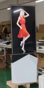 Wholesale 55 Inch LCD Screen Video Wall Digital Signage UHD 3g Two Sides Floor Stand from china suppliers
