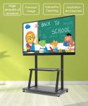 School Smart Digital Interactive Whiteboard 86 Inch 3840x2160 Resolution
