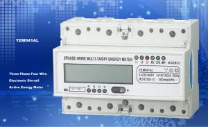 Wholesale Light Weight Three Phase Energy Meter Accuracy 1.0 PC 35mm Din Rail For Home from china suppliers