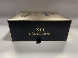 Wholesale Embossed Logo Red Wine Box Satin Lining Cardboard Boxes For Wine Bottles from china suppliers